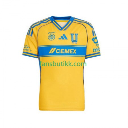 Fotballdrakt Tigres UANL Hjemmetrøye 2025-2026 Kortermet